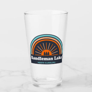 Verre Randleman Lake Caroline du Nord Arc en ciel