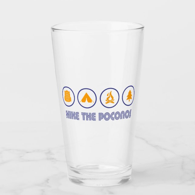 Verre Randonnée pédestre Les Poconos (Devant)