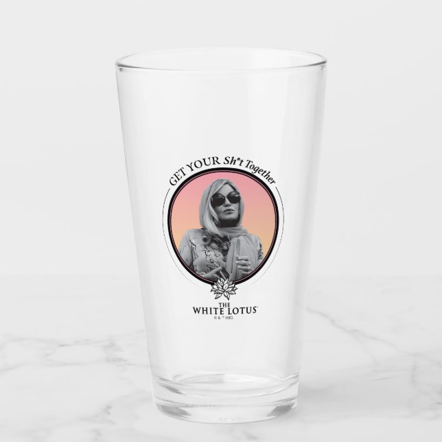 Verre Rassemblez votre sh*t - Le Lotus Blanc (Devant)