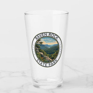 Verre Raven Rock State Park North Carolina Insigne de vo