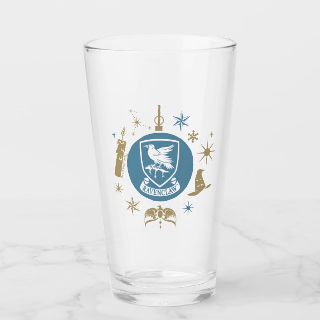 Verre RAVENCLAW™ - Graphique de Bauble de Vacances (Devant)
