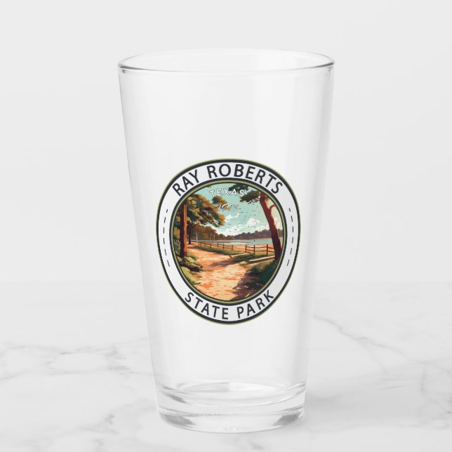 Verre Ray Roberts State Park Badge du Texas (Devant)