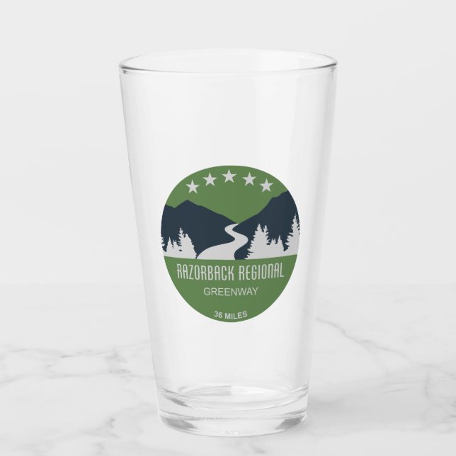 Verre Razorback Regional Greenway (Devant)