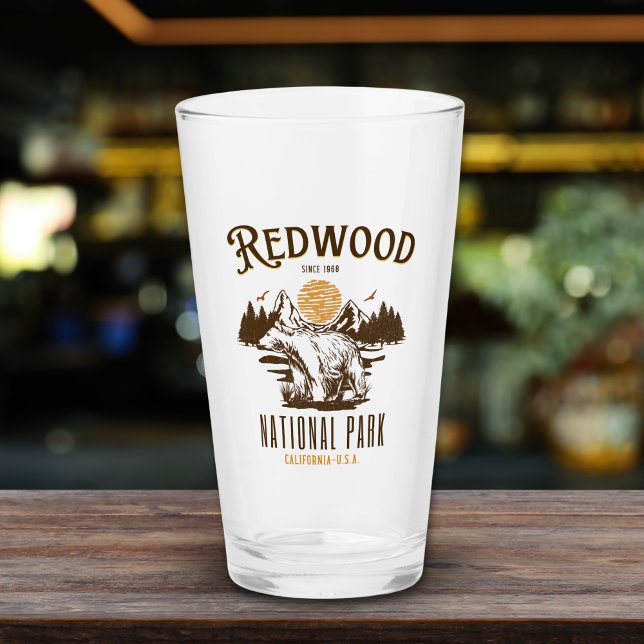 Verre Redwood National Park Vinateg Landscape (Créateur téléchargé)