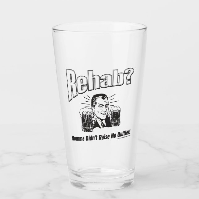 Verre Rehab : Maman n'a pas soulevé de questions (Devant)
