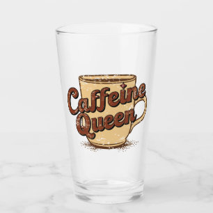 Verre Reine de la caféine