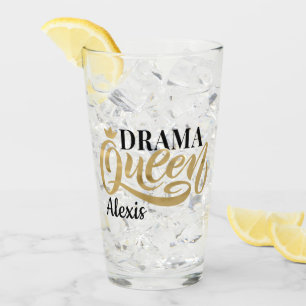 Verre Reine de théâtre personnalisée