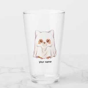 Verre Renard fantôme mignon Halloween - Animaux dodus mi