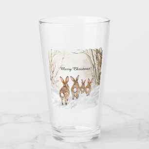 Verre Renard Lapin Meilleurs Amis Pour Toujours
