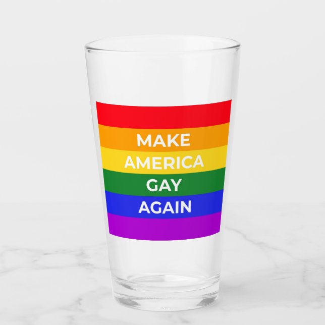 Verre Rendre l'Amérique gay (Devant)
