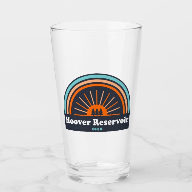Verre Réservoir Hoover Ohio Arc-en-ciel (Devant)