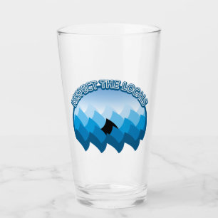 Verre Respectez Les Habitants - Amateurs De Requins