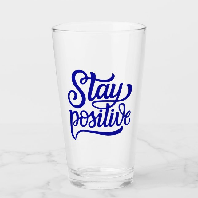 Verre Rester bleu positif (Devant)