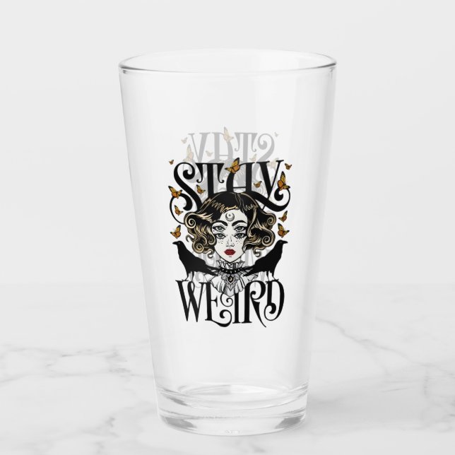 Verre Restez Bizarre (Devant)