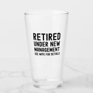 Verre Retraité sous la nouvelle direction voir Femme po