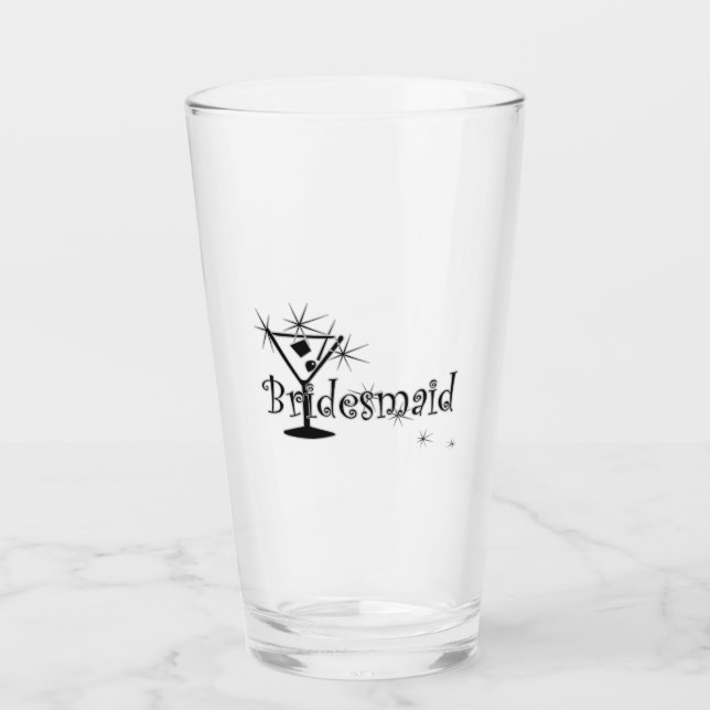 Verre Retro Martini - Demoiselle d'honneur (Devant)