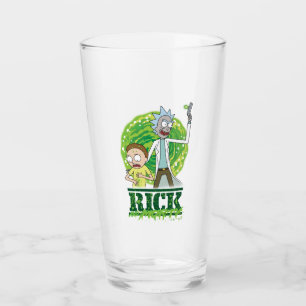 Verre RICK ET MORTY™   Éclat vert