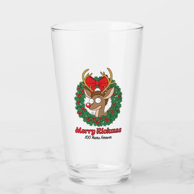 Verre Rick et Morty | Morty Merry Rickmas (Devant)