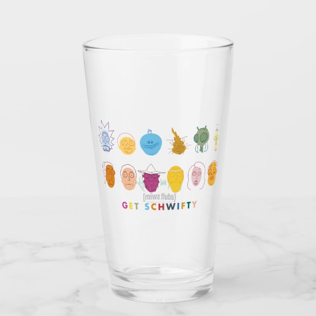 Verre RICK ET MORTY™| Obtenir Schwifty (Devant)