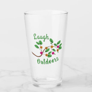 Verre Rire à l'extérieur