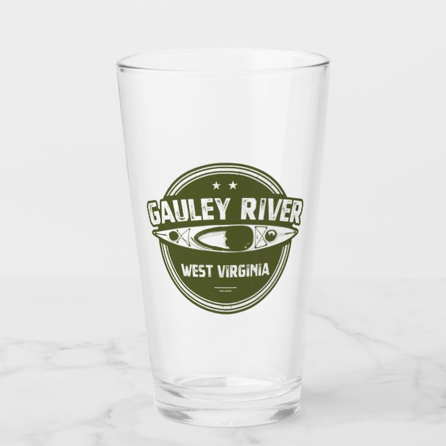 Verre Rivière Gauley, Virginie-Occidentale (Devant)