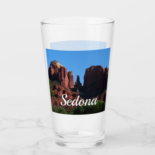 Verre Rocher de la Cathédrale à Sedona Arizona Monument (Devant)
