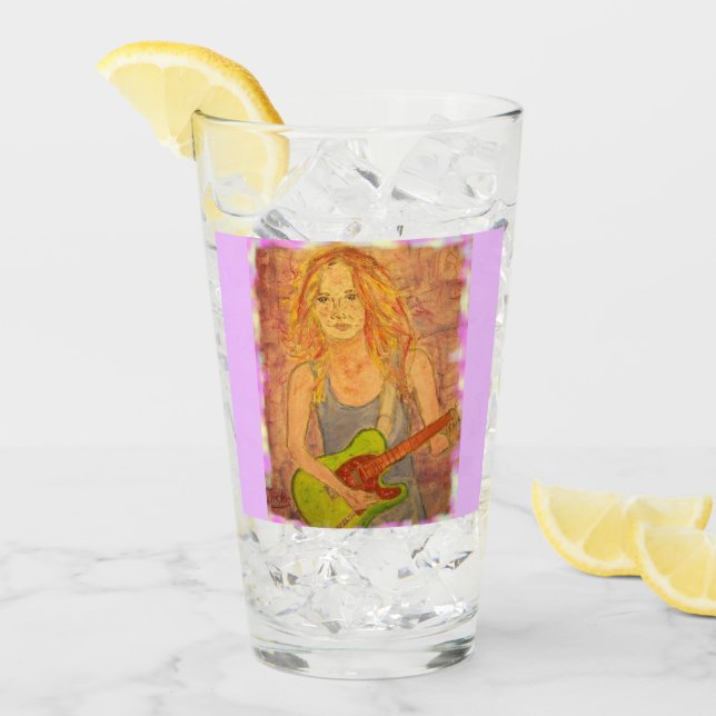 Verre Rock Girl (Devant glace)
