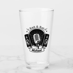 Verre Rocka et Rouleau Mic et haut-parleurs