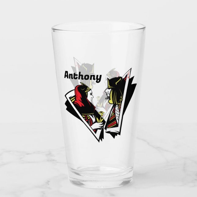 Verre Roi et reine (Devant)