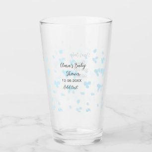 Verre Rose mignon baby shower aquarelle moderne dat