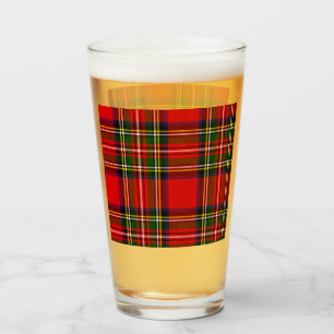 Verre Royal Stewart Clan Tartan Plaid