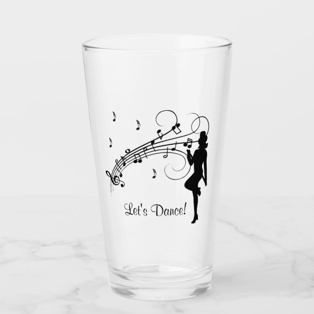 Verre Rustic High Step Dancing to the Music Personnalisé (Devant)