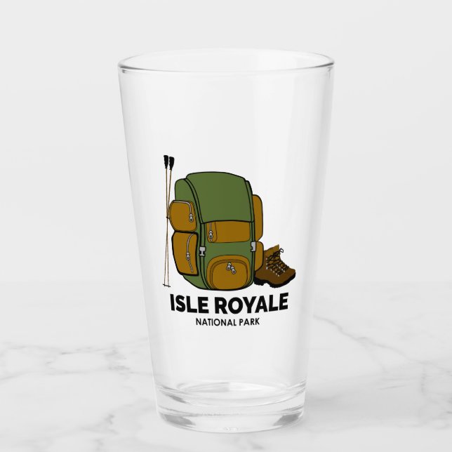 Verre Sac à dos du parc national de l'Isle Royale (Devant)