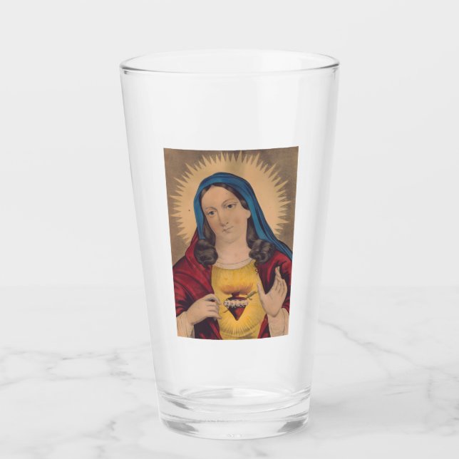 Verre Sacré Coeur de Marie (Devant)