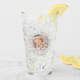 Verre Saint-Baptême Cadre simple Photo personnalisée m