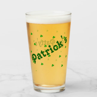 Verre Saint Patrick's day toast Cheer : Sláinte