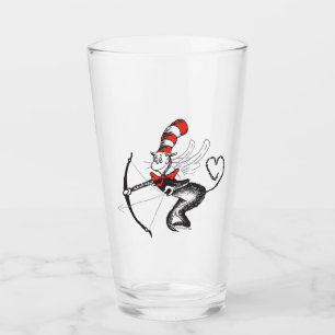 Verre Saint-Valentin de Dr. Seuss Cupidon le Chat dans