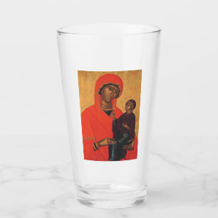 Verre Sainte Anne avec la Vierge Marie