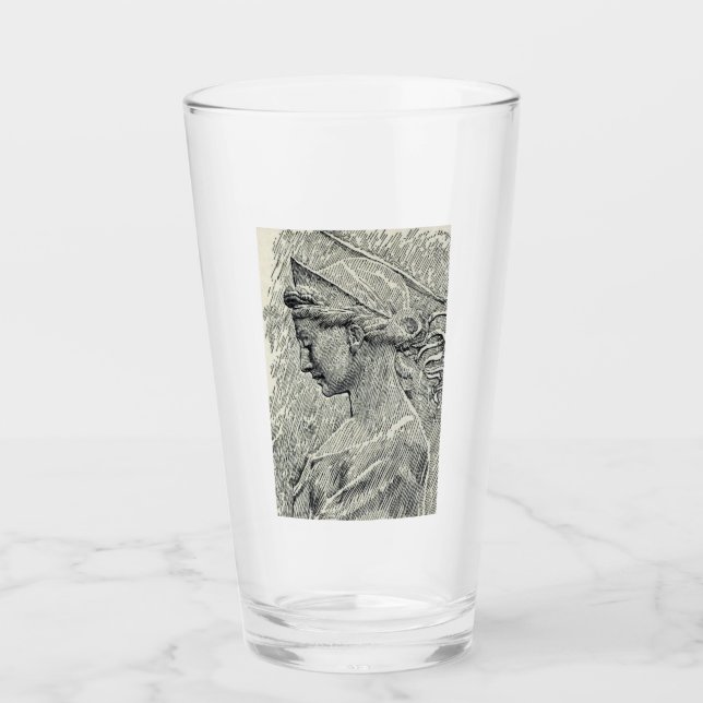 Verre Sainte Cecilia Vierge et martyr (Devant)