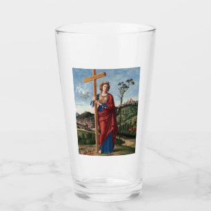 Verre Sainte Hélène avec la Vraie Croix Art sacré
