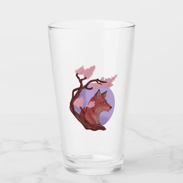 Verre Sakura Fox (Devant)