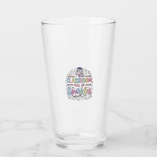 Verre Salle de classe licorne pleine de paillettes Merch