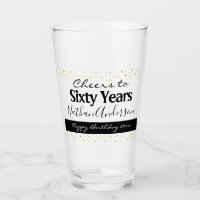 Salutations à 60 ans Personnalisé Anniversaire Sho