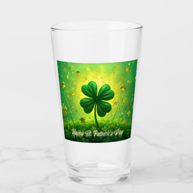 Verre Salutations pour la Saint-Patrick (Devant)
