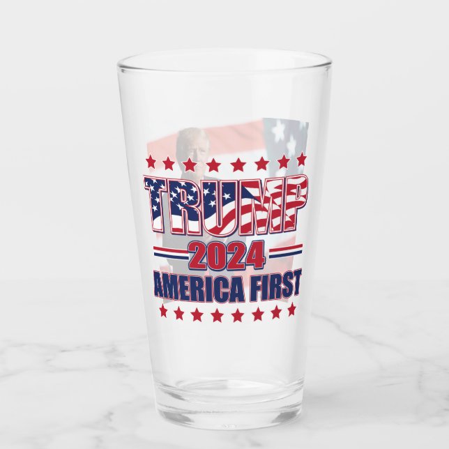 Verre Sauvez l'Amérique Trump 2024 (Devant)