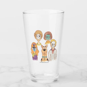 Verre Scooby-Doo Nos masques Halloween