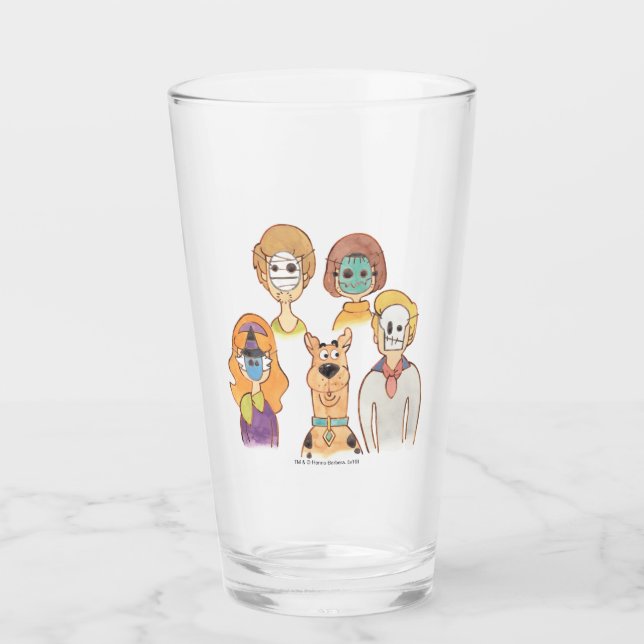 Verre Scooby-Doo | Nos masques Halloween (Devant)