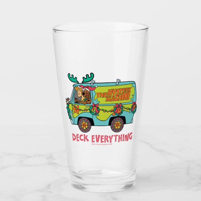 Verre Scooby-Doo & Shaggy Dans La Machine Mystère De Vac (Devant)