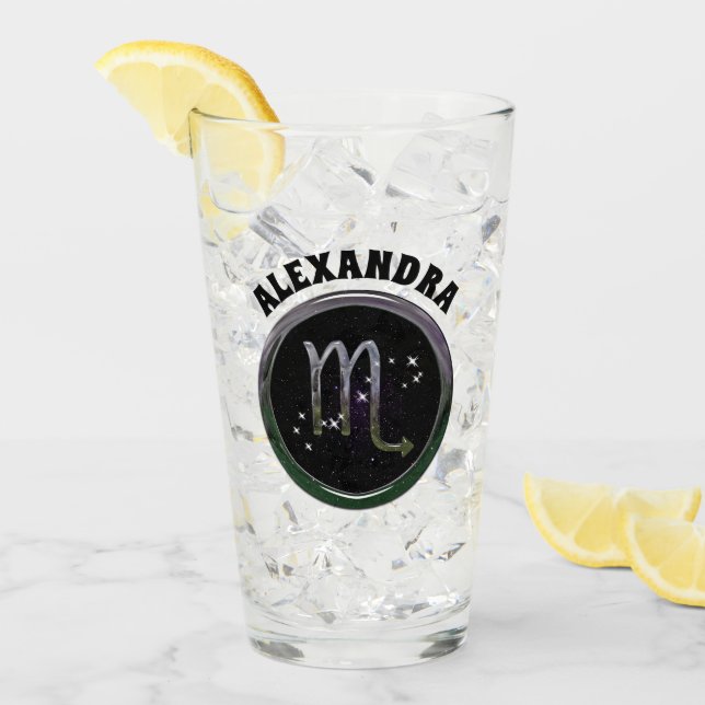 Verre Scorpio personnalisé (Devant glace)