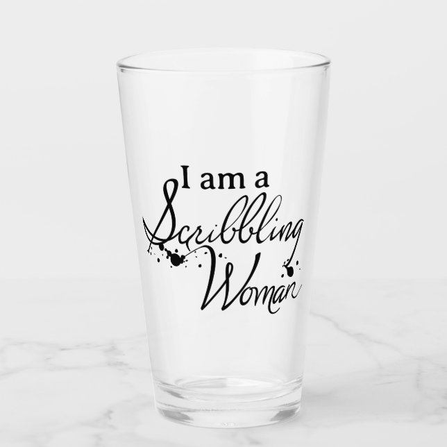 Verre Scribbler Femme Water Tumbler (Devant)
